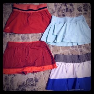 Lot of adidas tennis skirts